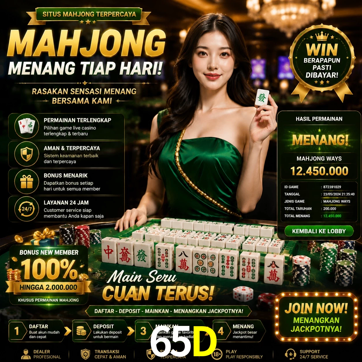 Cashback VIP 65D - reembolso semanal